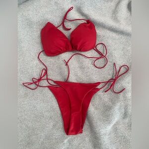 Bloomora Tan Through String Bikini